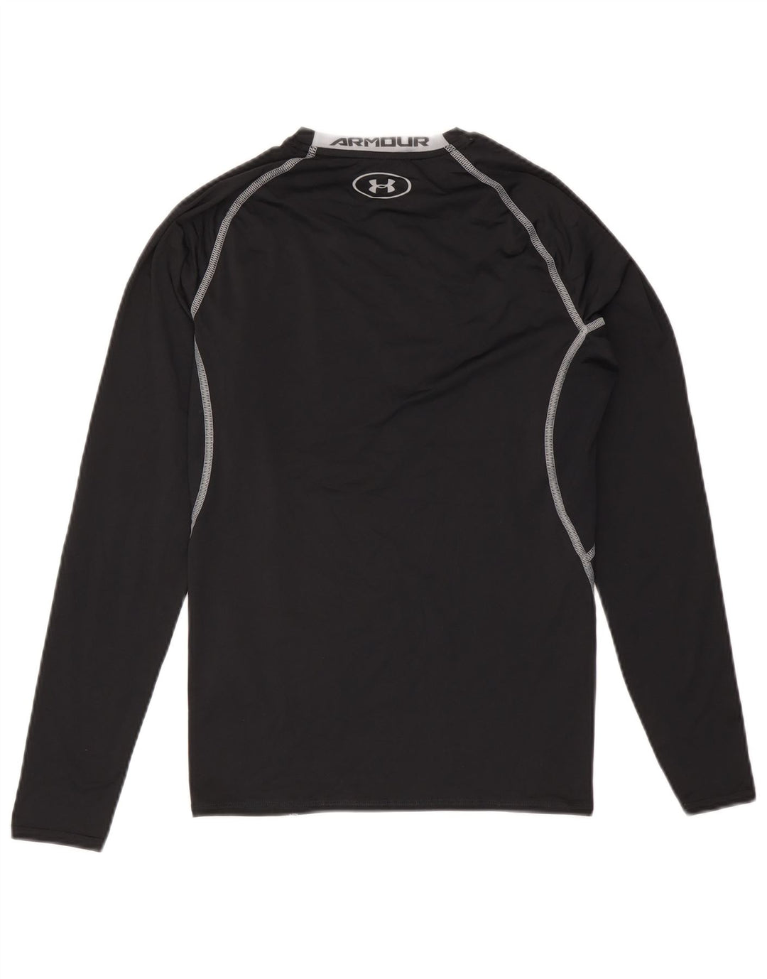 Męski top Under Armour Heat Gear z długim rękawem, duży, czarny poliester
