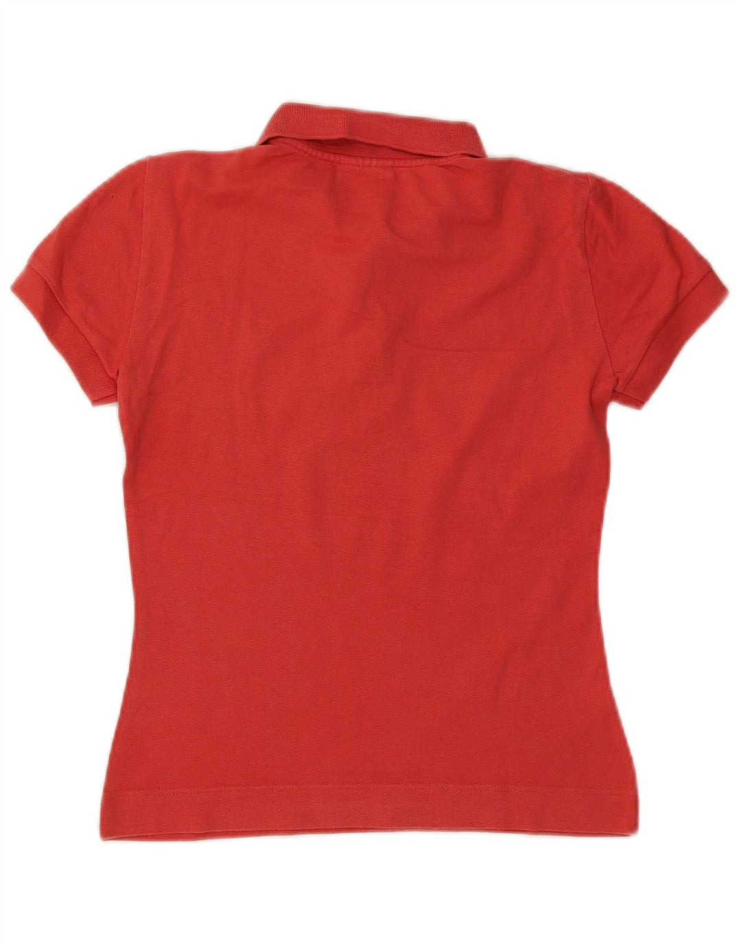 Damska koszulka polo Lacoste, rozmiar 38, średnia czerwona, bawełniana