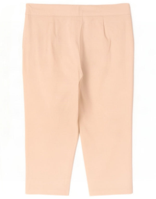 Spodnie damskie Marks & Spencer Straight Capri UK 14 duże W34 L20 białe