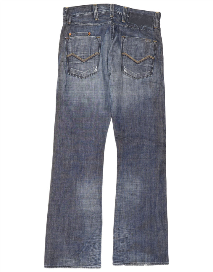 Męskie jeansy Bootcut ENERGE W30 L34, niebieskie, bawełniane