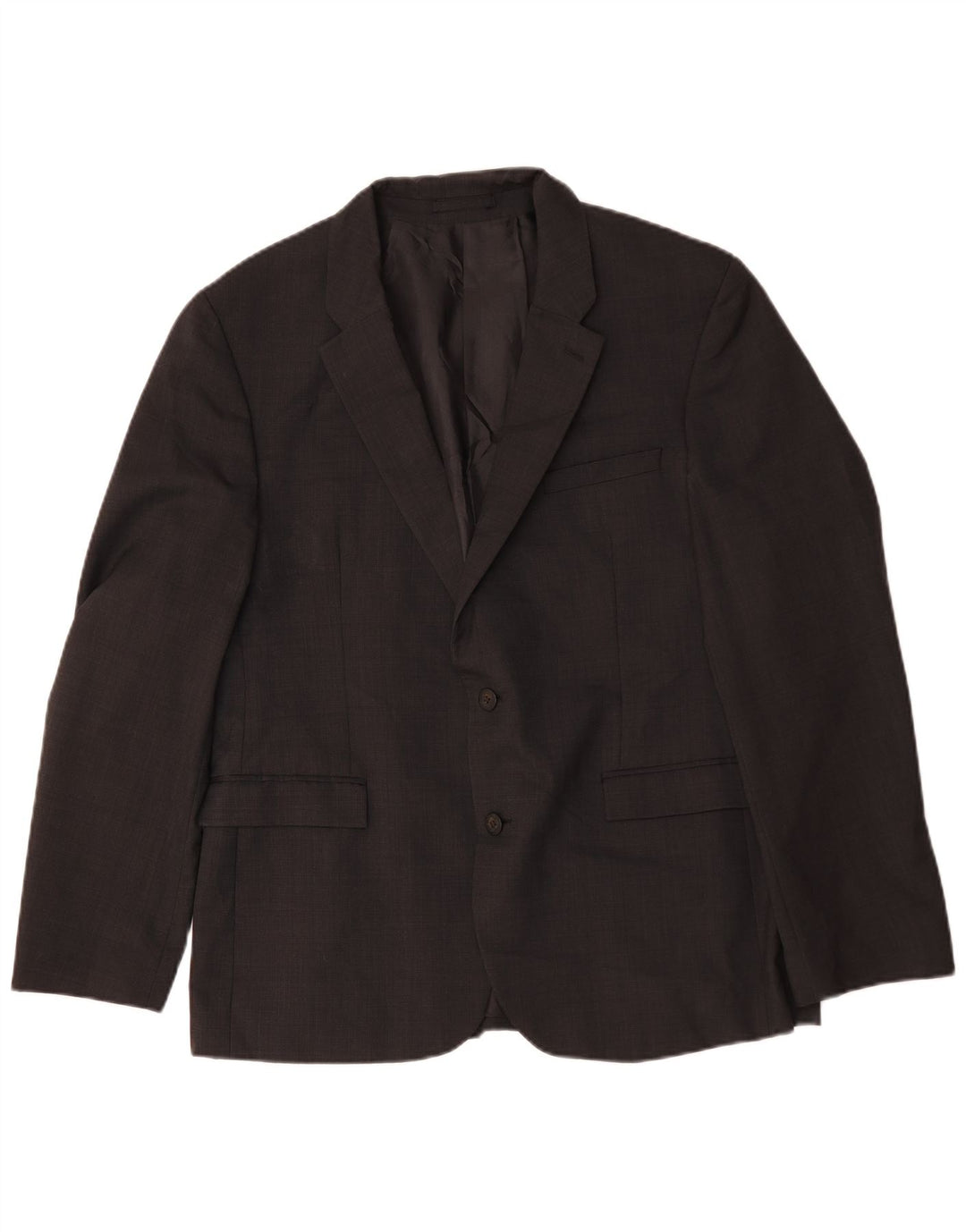 Marks & Spencer Męska marynarka z autografem, zapinana na 2 guziki, UK 44 XL, czarna wełna