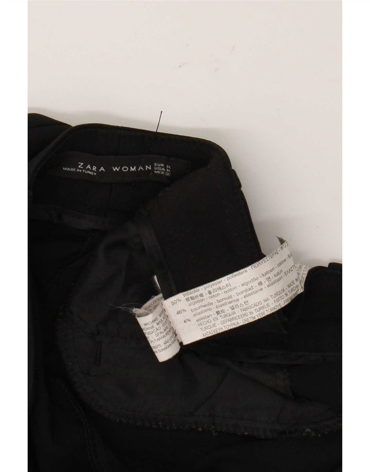 Spodnie damskie Zara Slim Chino XL W32 L28 Czarny poliester