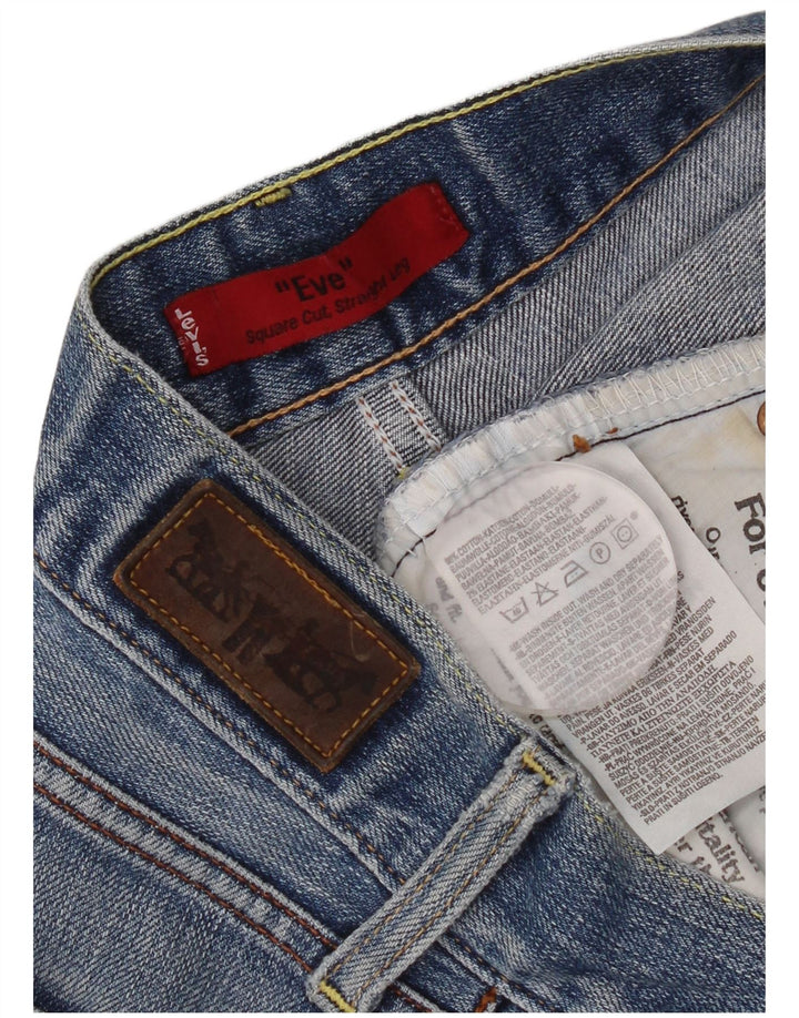 Damskie dżinsy Levi's Eve o kwadratowym kroju W30 L34 Niebieska bawełna