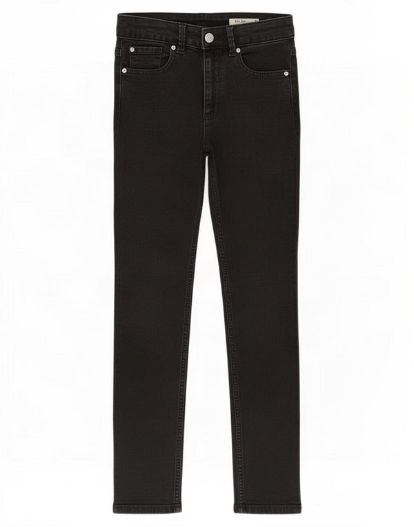 Marks & Spencer Damskie The Lily Slim Jeans UK 8 Small W26 L26 Czarna bawełna