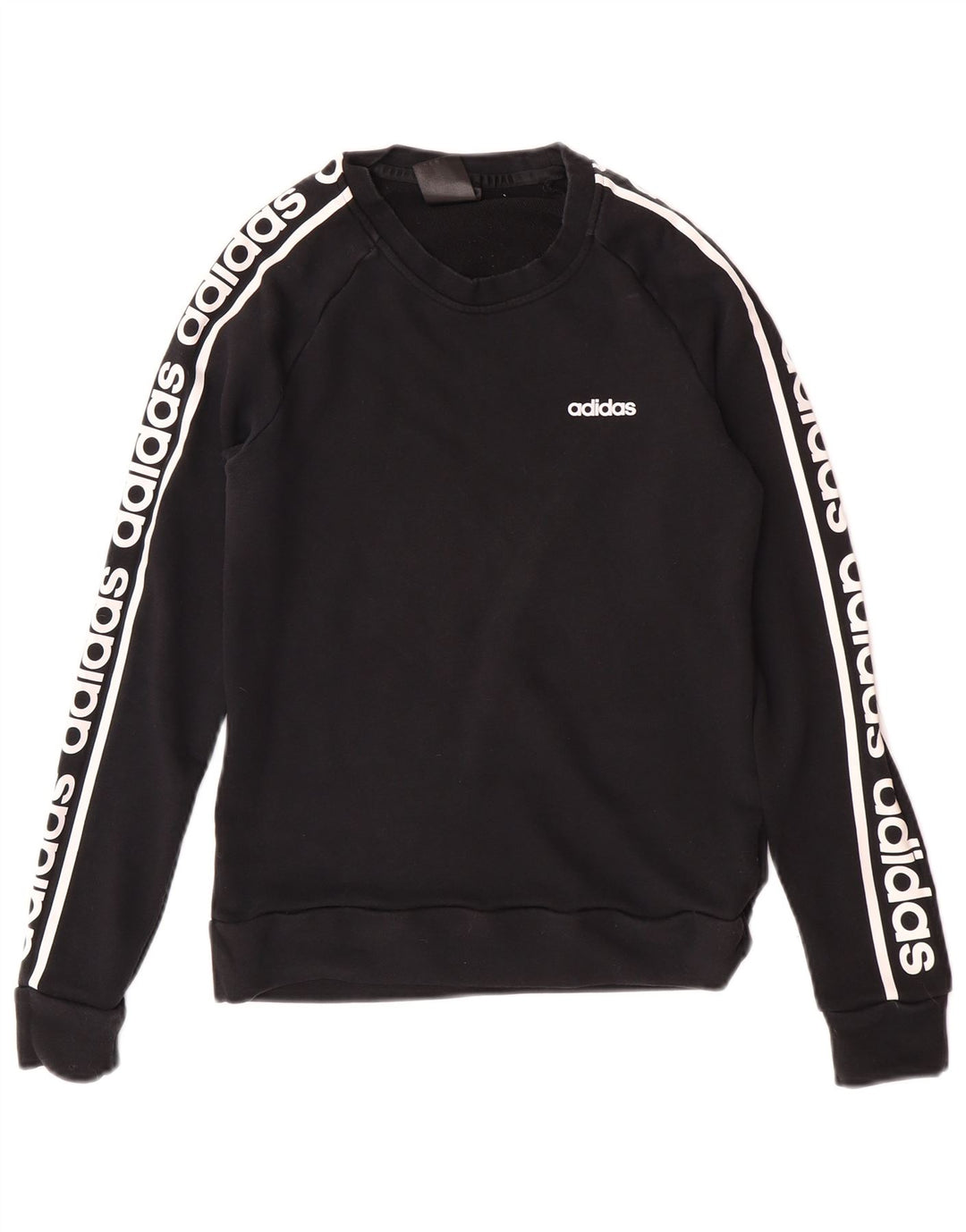 Damska bluza Adidas Graphic Jumper UK 12/14 Średnia czarna bawełna