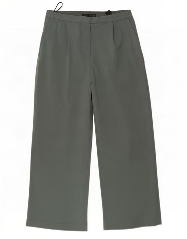 Marks & Spencer Damskie spodnie codzienne z wysokim stanem UK 14, duże, W34 L28, szare