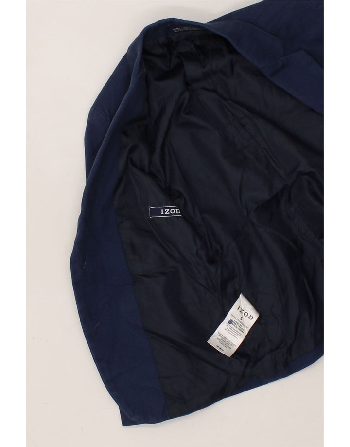 IZOD Boys 2 Button Blazer Jacket 4-5 Years Navy Blue Cotton Vintage Izod and Second-Hand Izod from Messina Hembry 