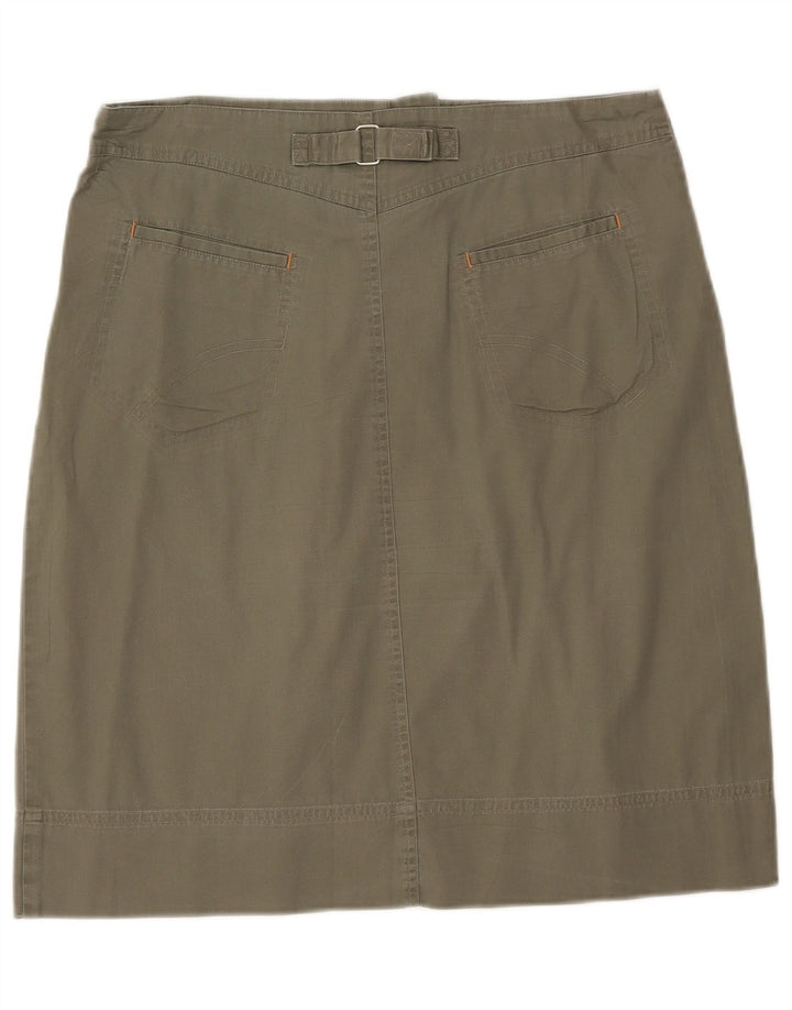 Spódnica damska Awear US 14 XL W33 Zielona bawełna