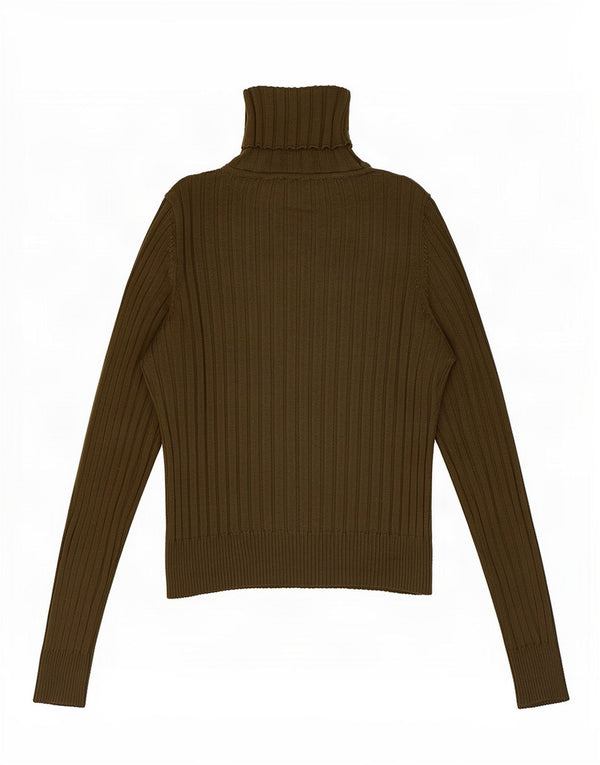 Damski sweter Zara z okrągłym dekoltem UK 8 Small Khaki Wiskoza