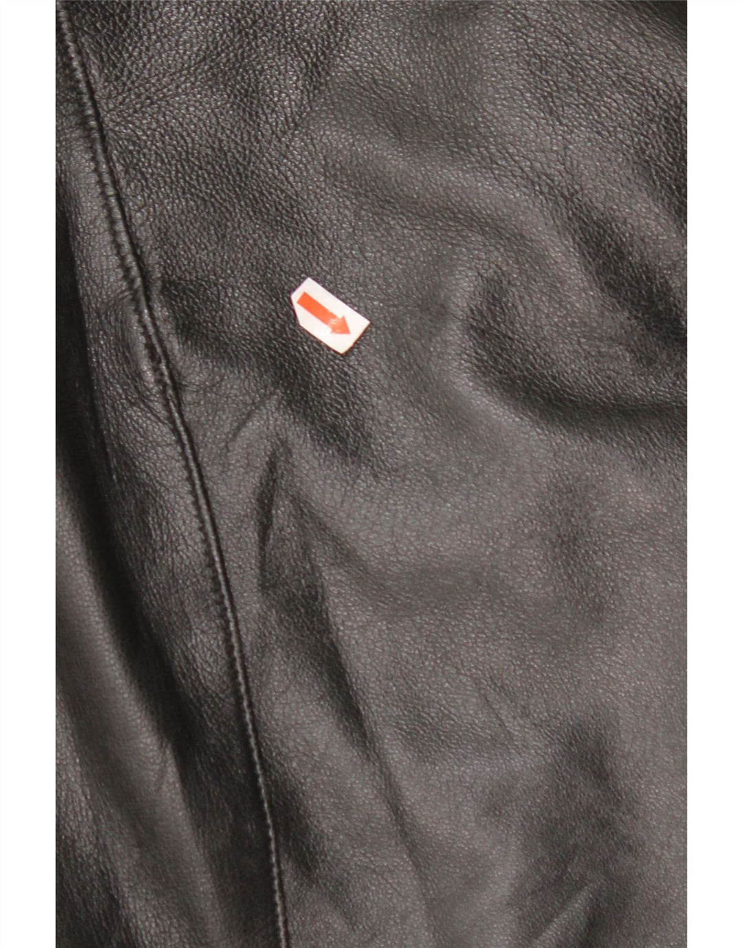 Spódnica skórzana damska VINTAGE średnia W28 czarna