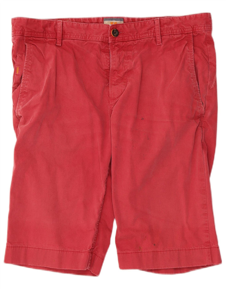 Męskie spodenki Chino Hugo Boss W33 Średnio-czerwone, bawełniane