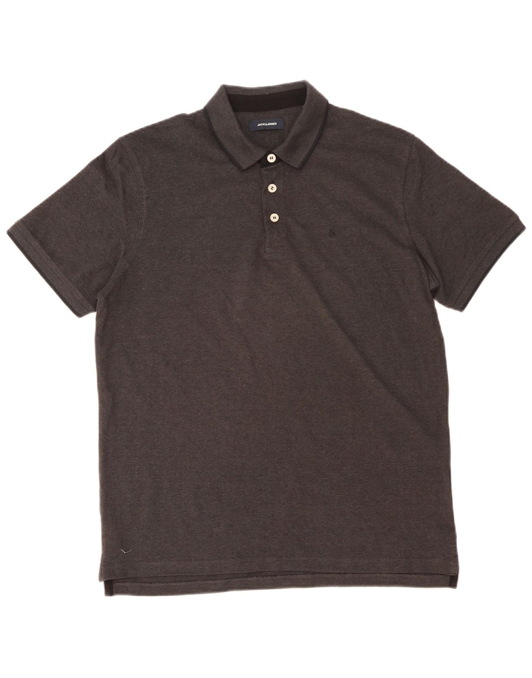 Męska koszulka polo JACK & JONES XL, szara, bawełniana