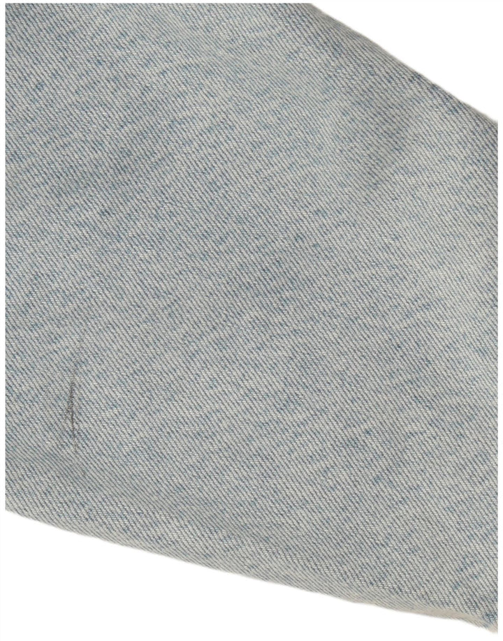 Damska kurtka dżinsowa ZARA Oversize UK 14, średnia niebieska, bawełniana