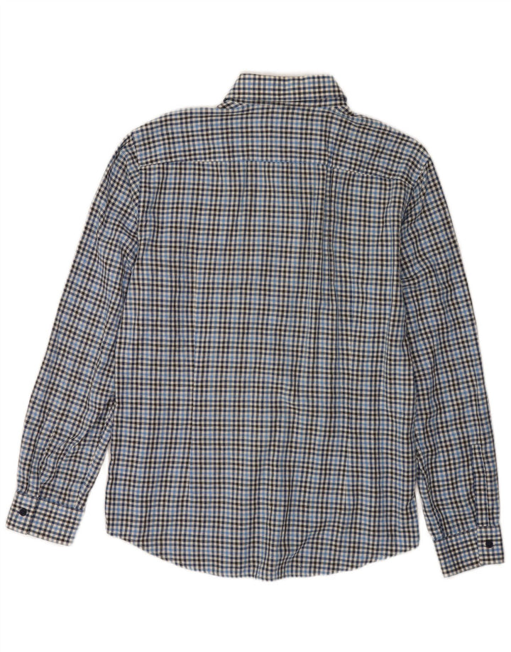 Koszula męska Hugo Boss Slim Fit, duża, niebieska, bawełniana w kratę