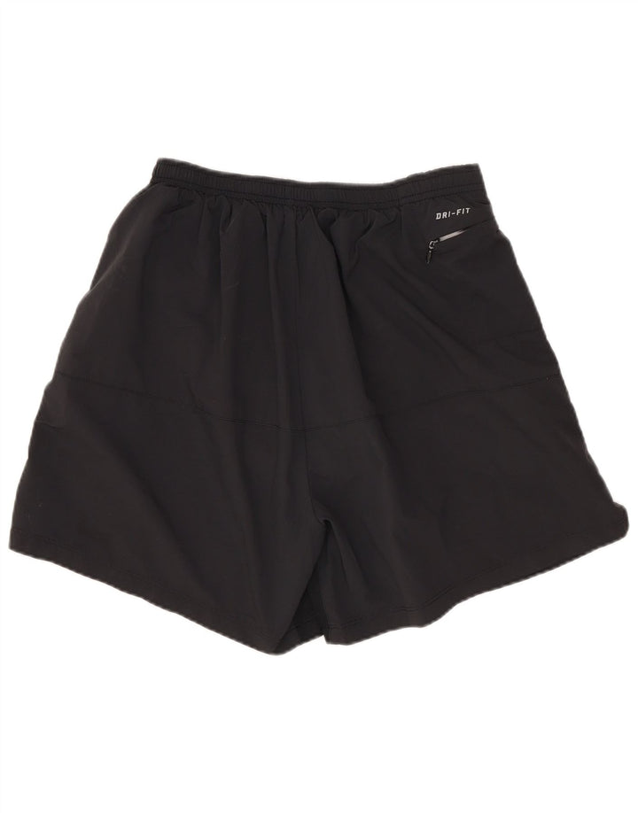 Męskie spodenki sportowe Nike Dri Fit, średni czarny poliester