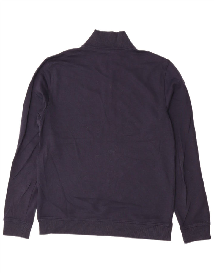 Męski sweter Ted Baker z zamkiem błyskawicznym, rozmiar 3, średni, granatowy, bawełniany