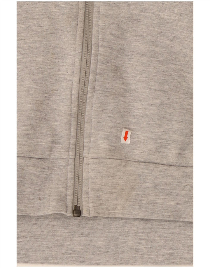 Męski sweter z kapturem i zamkiem ADIDAS XL, szara bawełna