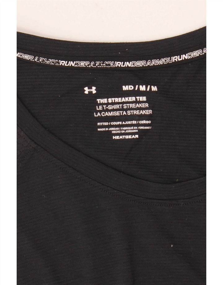 Męska koszulka t-shirt Under Armour Heat Gear, średnia czarna