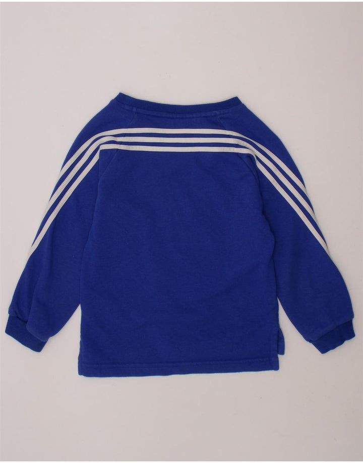 ADIDAS Boys Full Tracksuit 3-4 Years  Blue Cotton Vintage Adidas and Second-Hand Adidas from Messina Hembry 