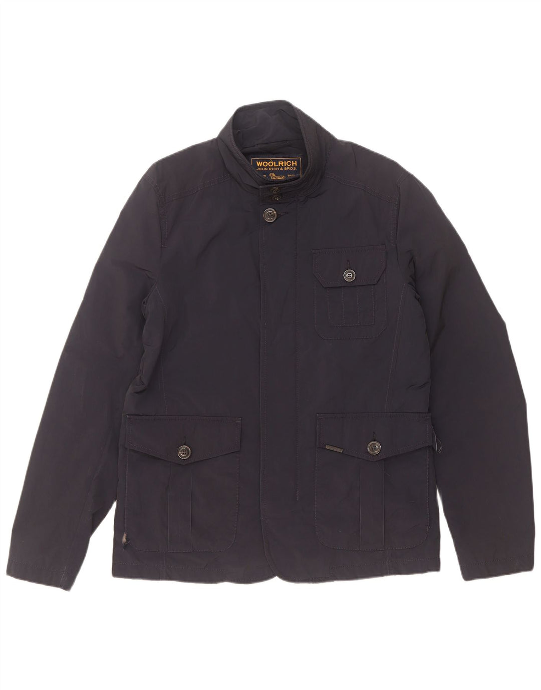 Męska kurtka użytkowa Woolrich UK 38, średni granatowy poliester