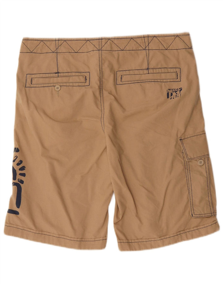 Męskie spodenki cargo Puma Graphic, średnie W32, brązowa bawełna