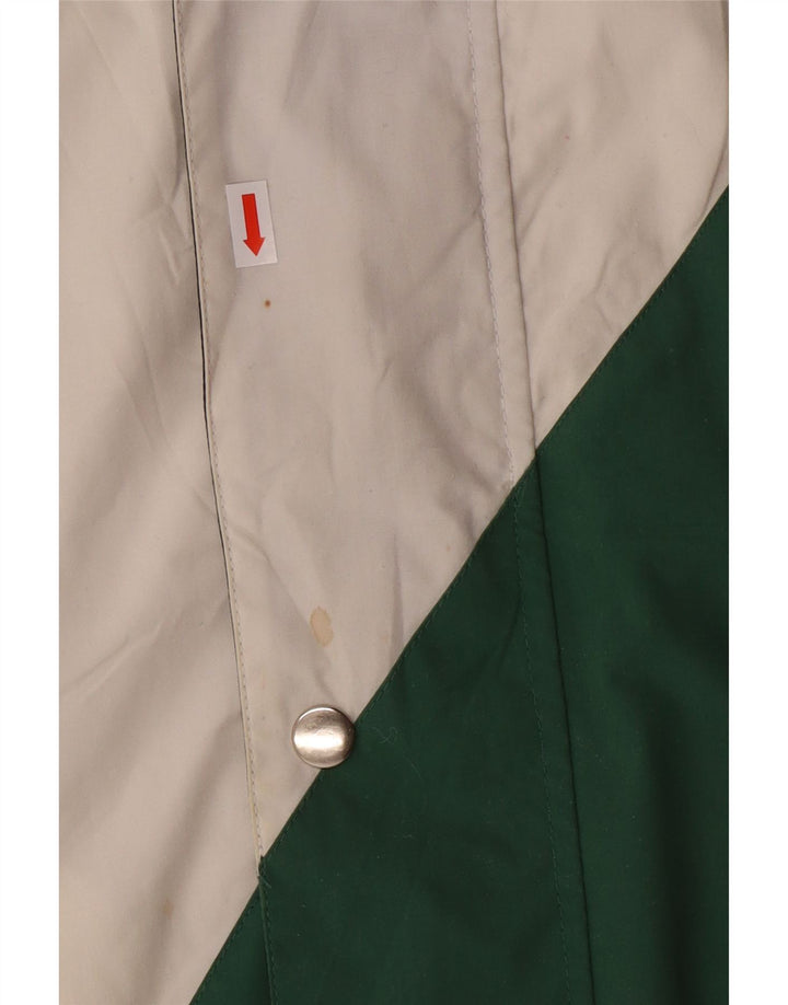 Męska kurtka bomberka z kapturem Patriot UK 36, mała, zielona, bawełniana w bloki kolorów