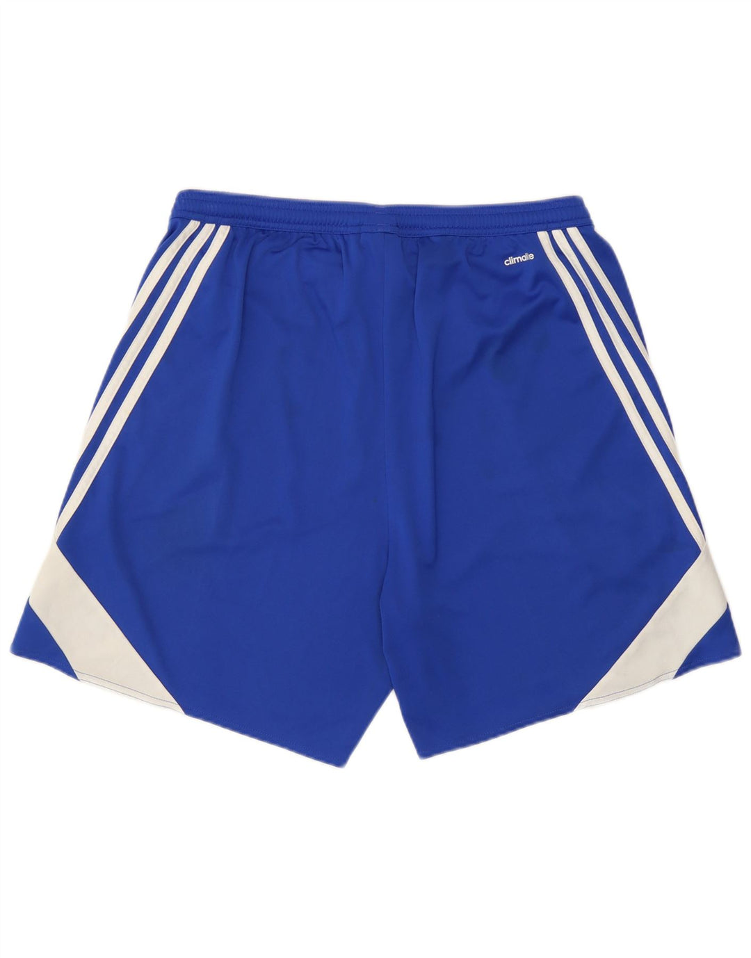 Męskie spodenki sportowe Adidas Climalite, duże, niebieskie, z blokami kolorów, z poliestru