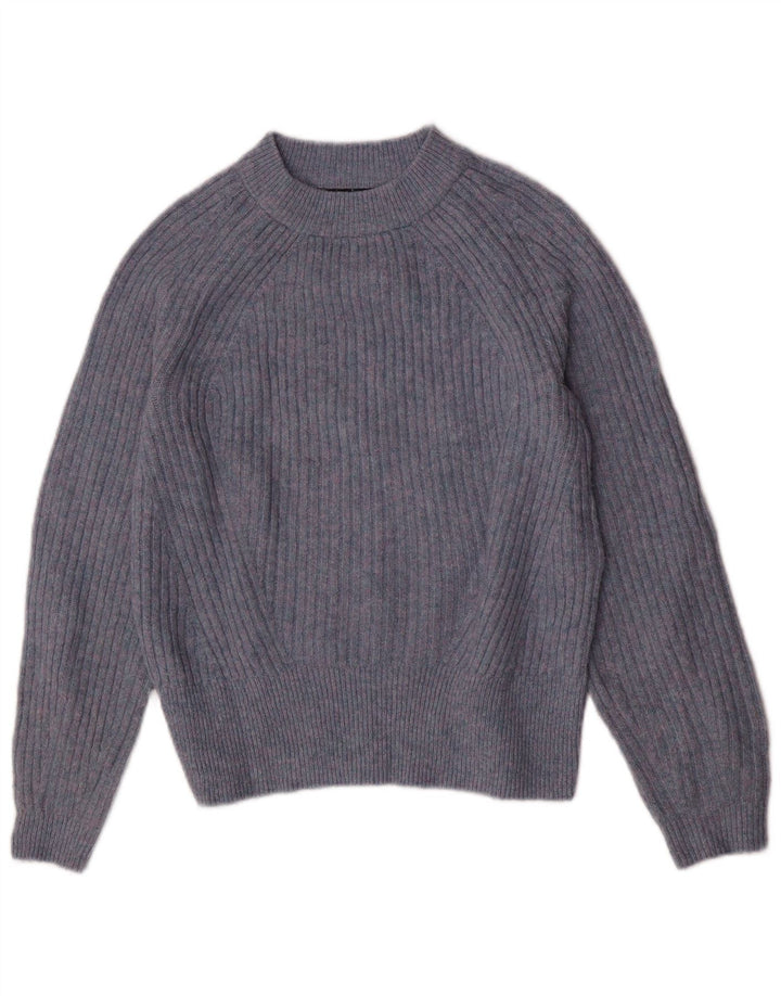 Marks & Spencer Damski sweter oversize z dekoltem w łódkę, UK 10, mały, niebieski