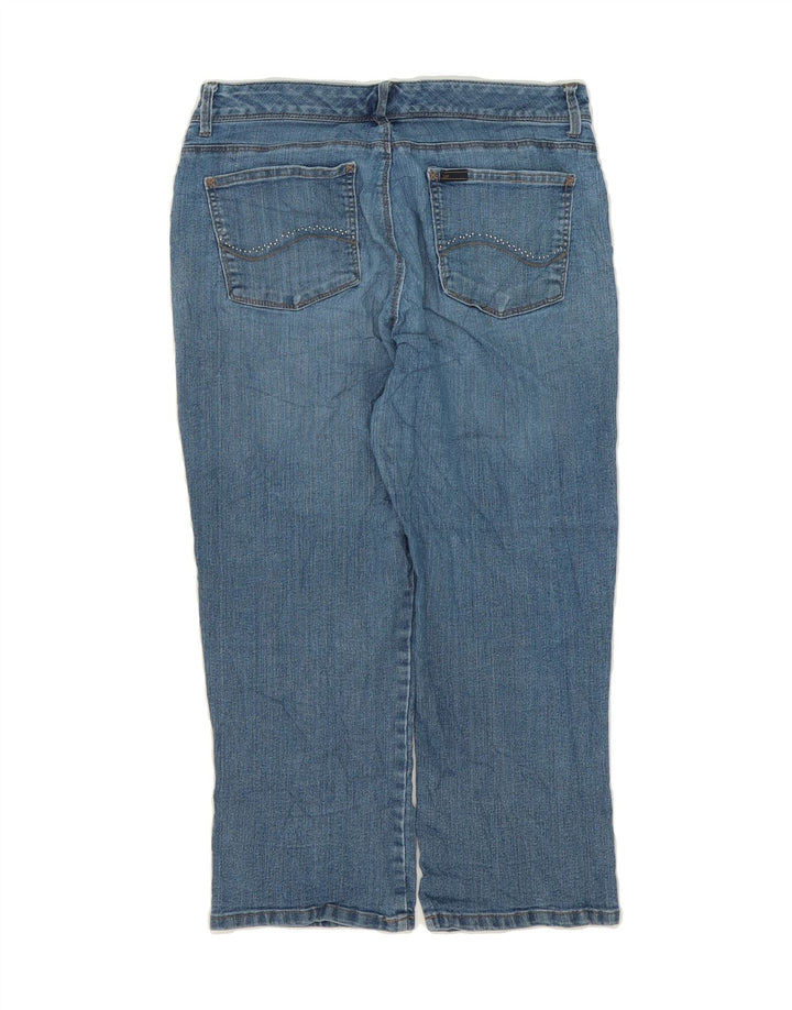 LEE Womens Slender Secret Capri Jeans US 8 Medium W30 L22 Blue Cotton Vintage Lee and Second-Hand Lee from Messina Hembry 