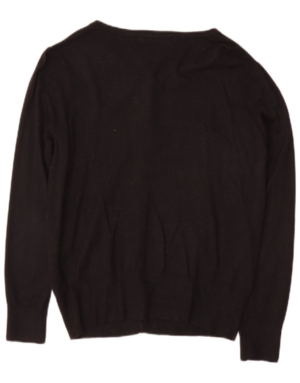 Sweter damski Marks & Spencer UK 14, średni czarny, wiskoza