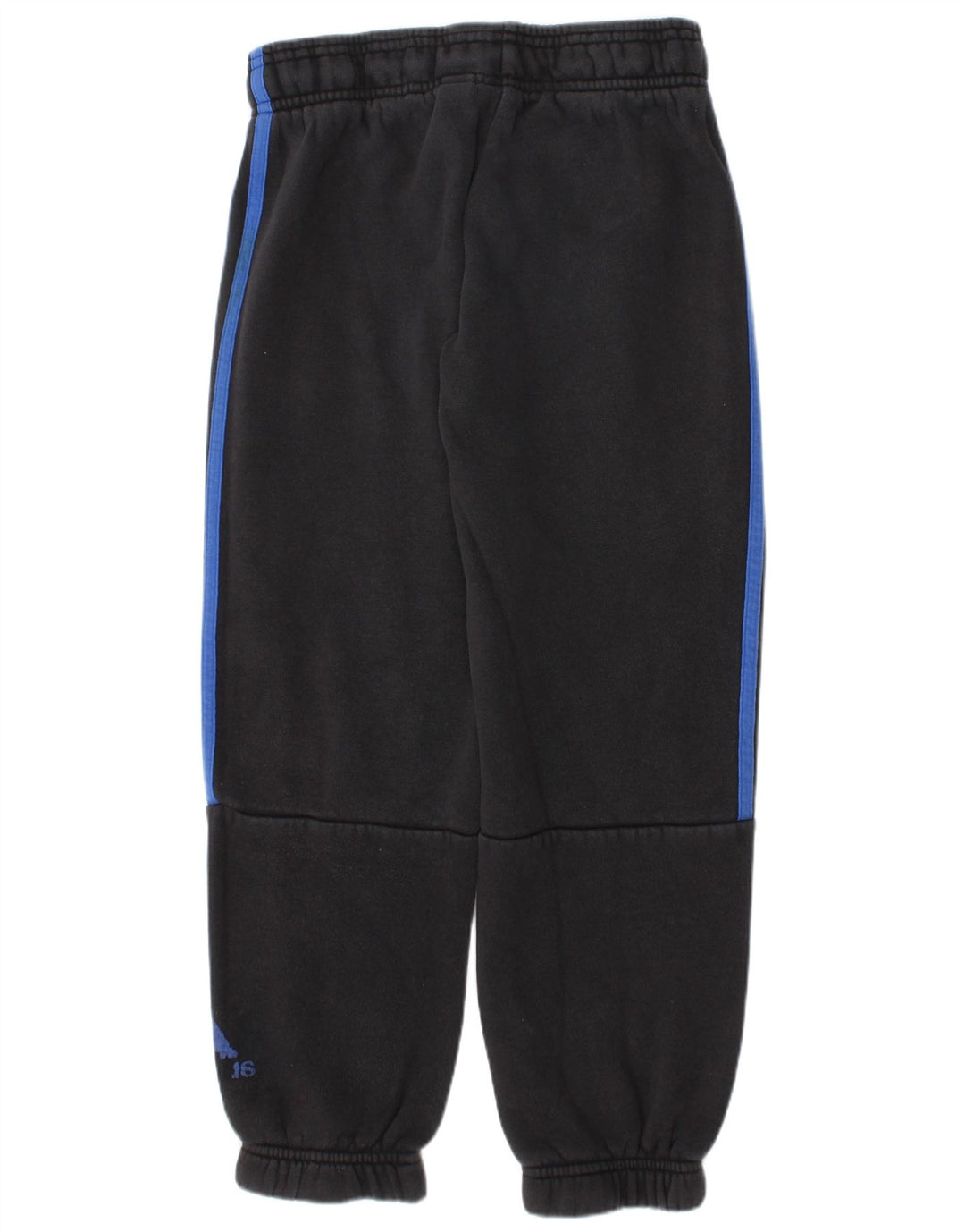ADIDAS Boys Tracksuit Trousers Joggers 7-8 Years  Black