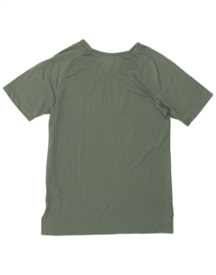 Damska koszulka NIKE Dri Fit Top UK 10, mała, zielona, poliester