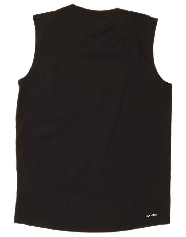 Męska kamizelka Adidas Aeroready Top, średni czarny poliester