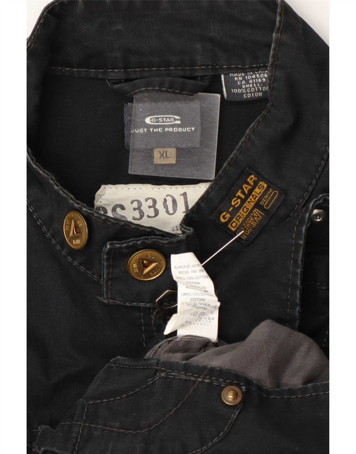 Męska kurtka użytkowa G-Star Graphic UK 42 XL, granatowa, bawełniana