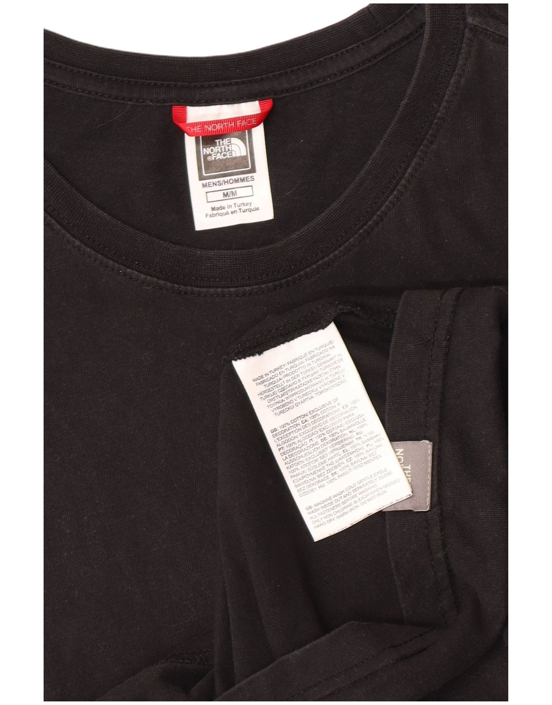 Męski T-shirt z grafiką The North Face, bawełniany, średni czarny