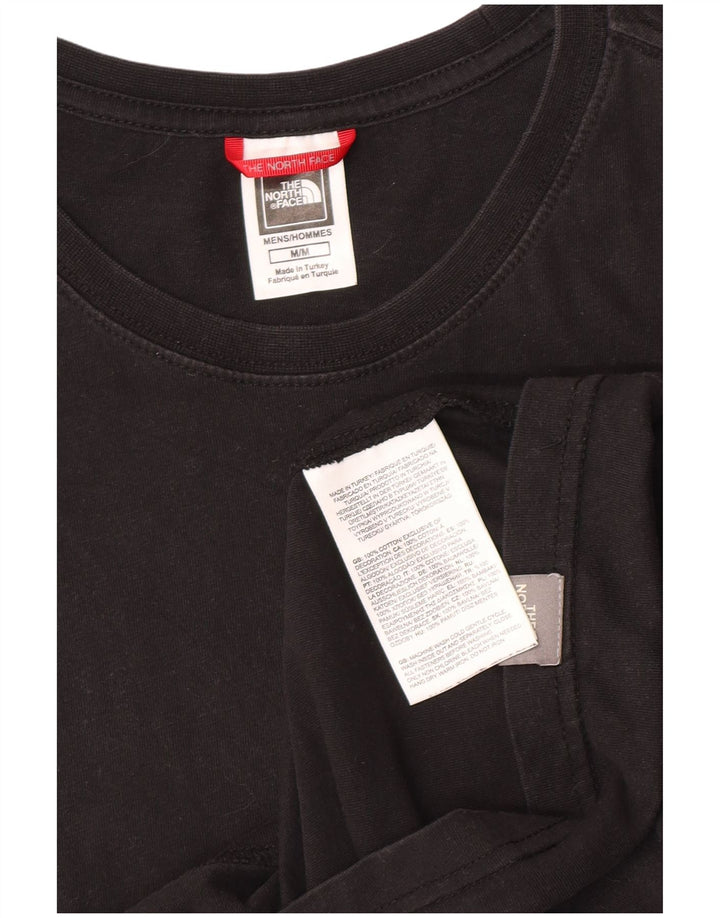 Męski T-shirt z grafiką The North Face, bawełniany, średni czarny