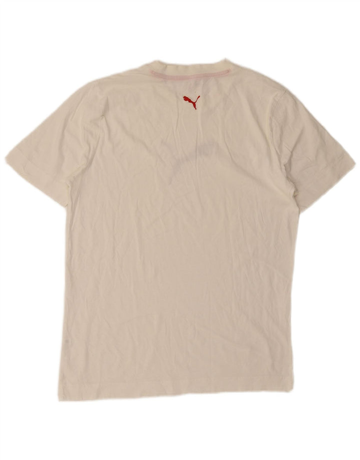 Męski T-shirt Puma z grafiką, duży, biały