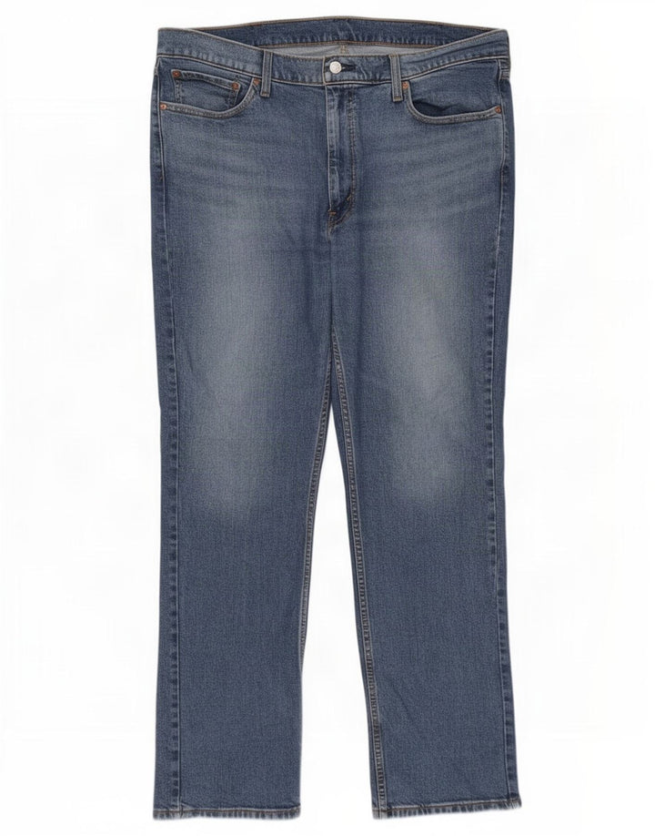Męskie jeansy Levi's 514 Straight W40 L32 Niebieskie bawełniane