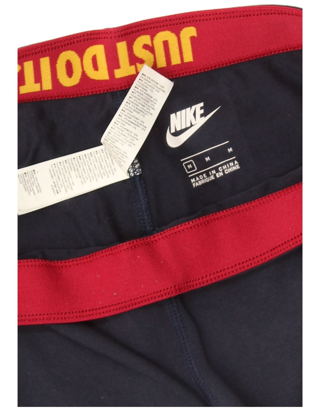 Damskie legginsy NIKE Graphic UK 12, średnie, granatowe, bawełniane