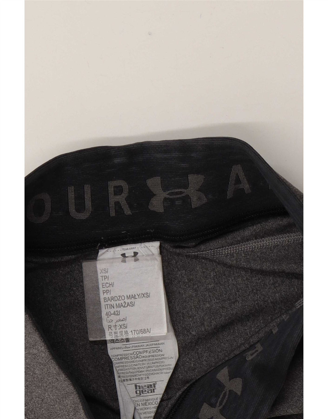Damskie legginsy Under Armour UK 4 XS, szary poliester