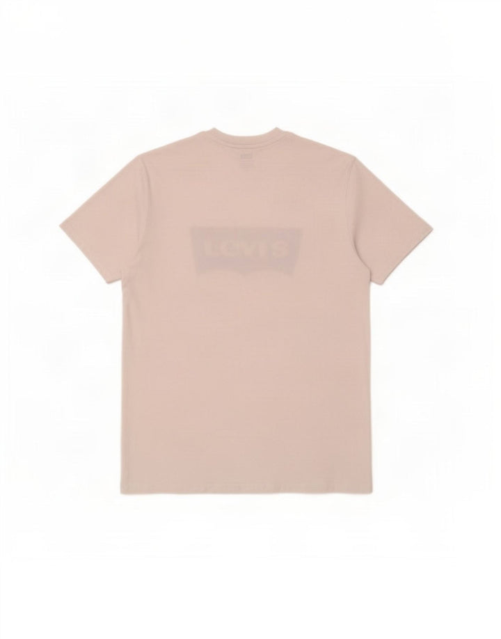 Męska koszulka z grafiką Levi's, średnia, biała bawełna