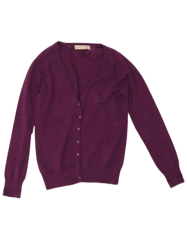 Sweter damski Zara, UK 12, średni fiolet, bawełna