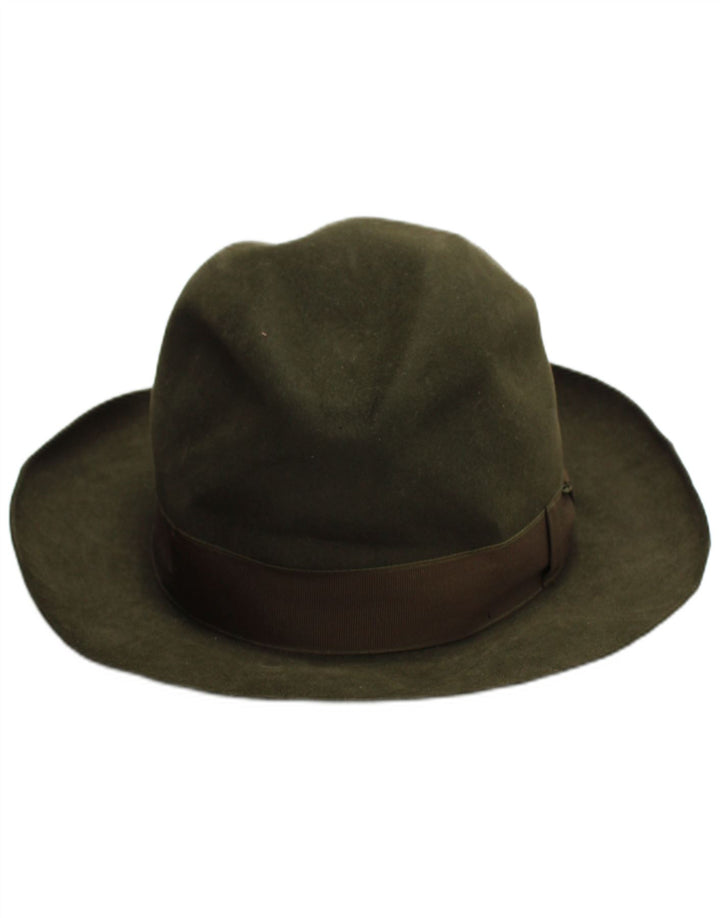 Męski kapelusz Fedora Cervo, średni khaki, klasyczny