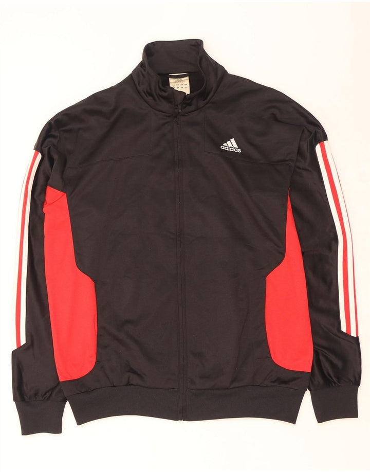 Męska kurtka dresowa Adidas UK 40/42 w kolorze średniej czarnej