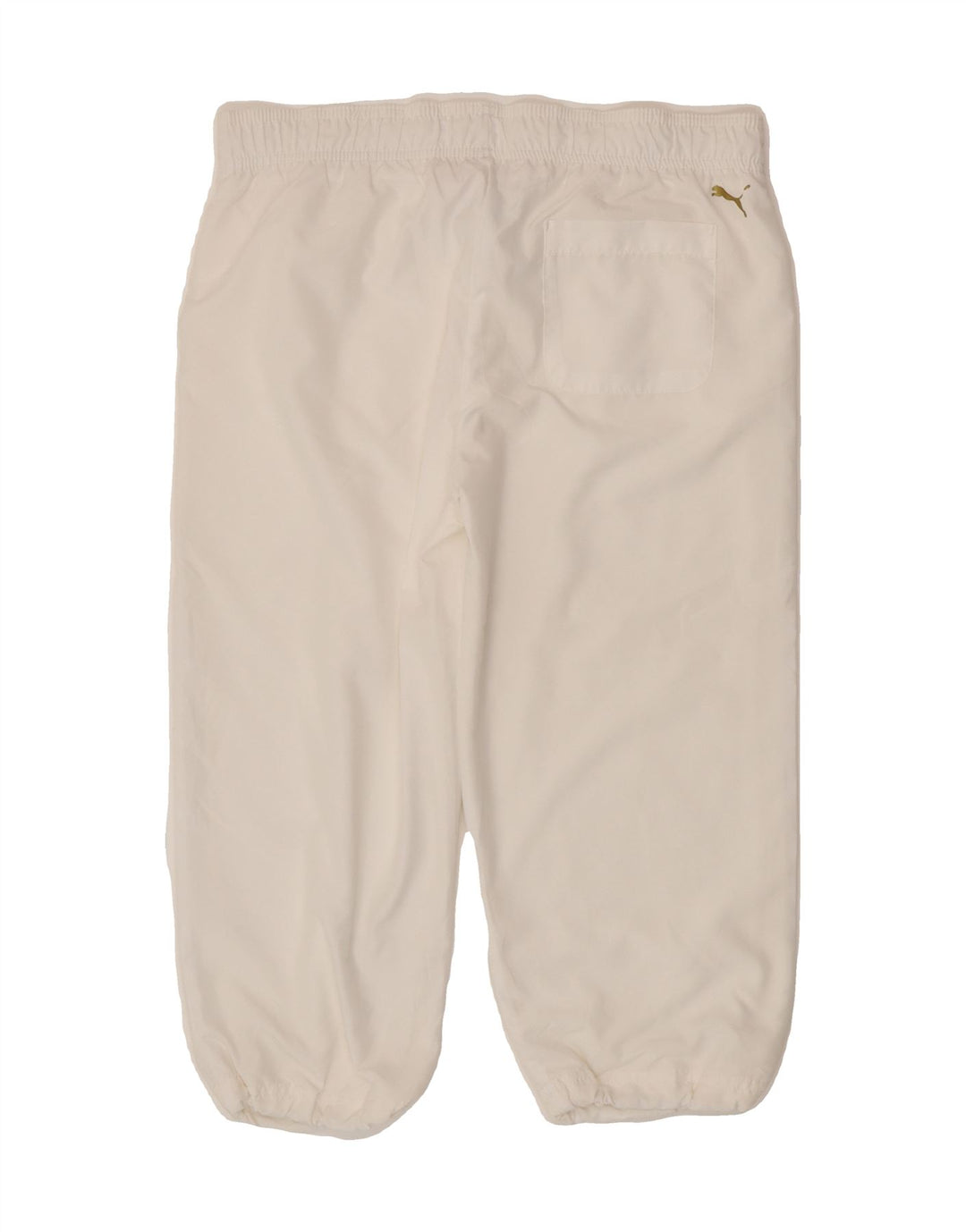 PUMA Womens Capri Tracksuit Trousers Joggers UK 8 Small  White Polyester Vintage Puma and Second-Hand Puma from Messina Hembry 