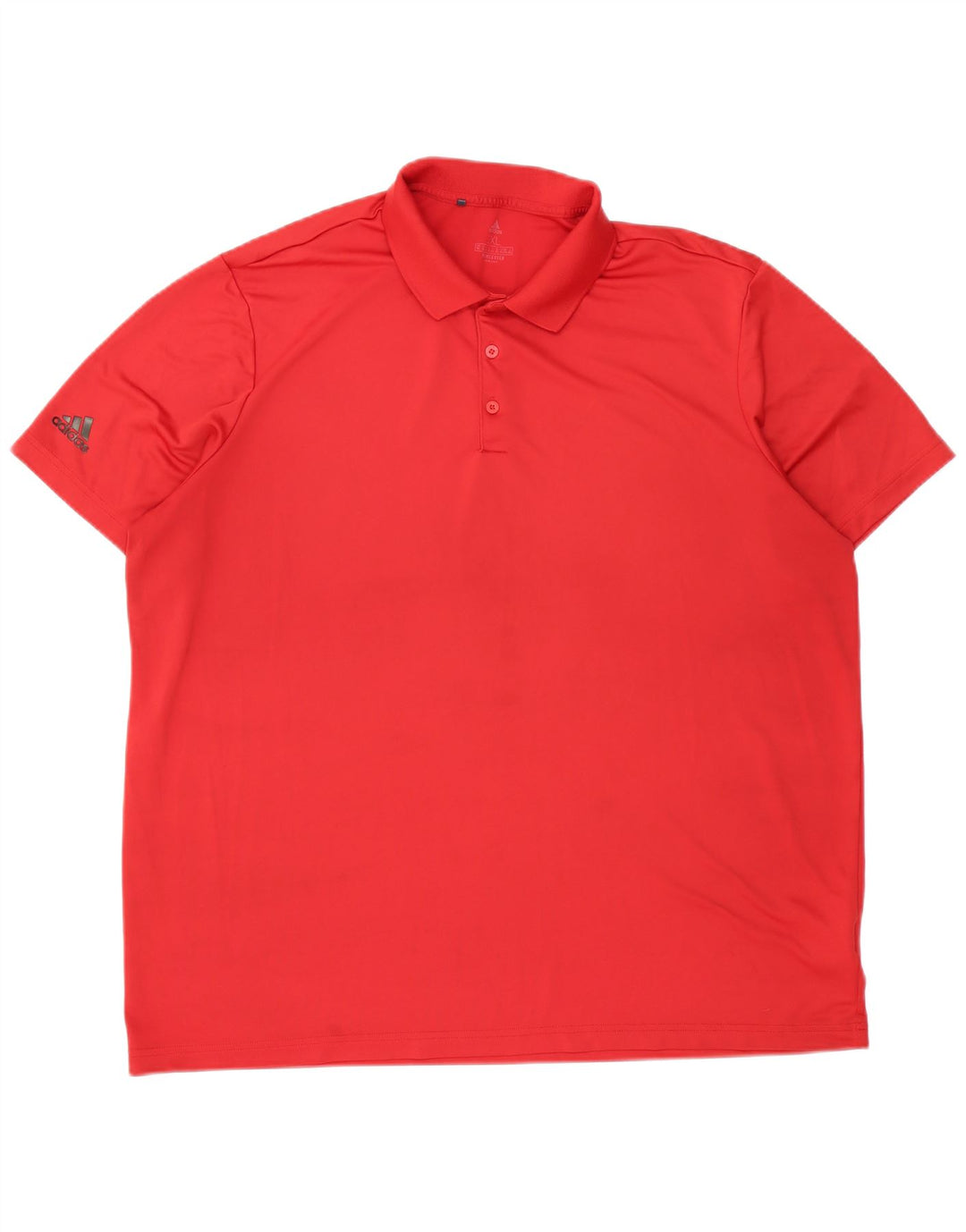 Męska koszulka polo ADIDAS 2XL, czerwona, poliester