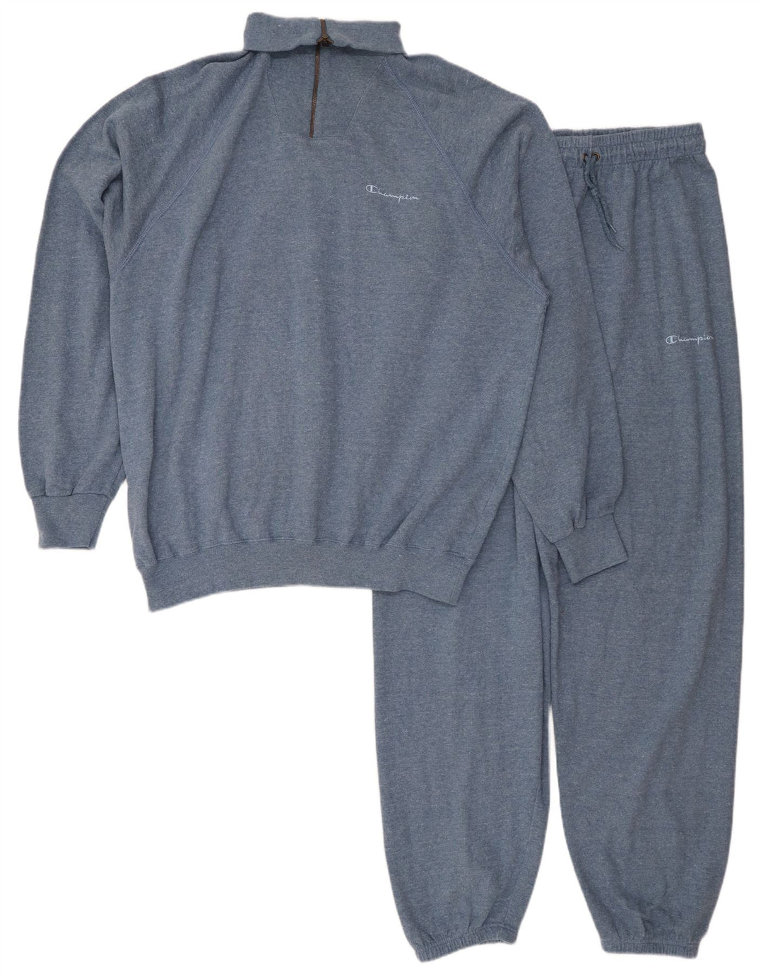 Pełny dres męski Champion XL, niebieski, bawełniany