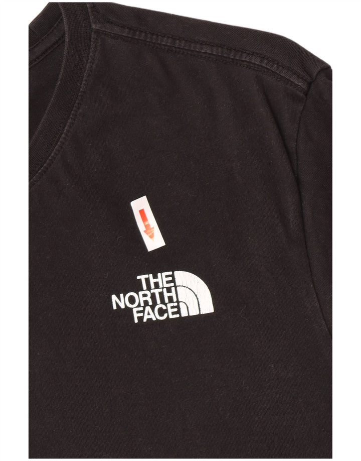 Męski T-shirt z grafiką The North Face, bawełniany, średni czarny