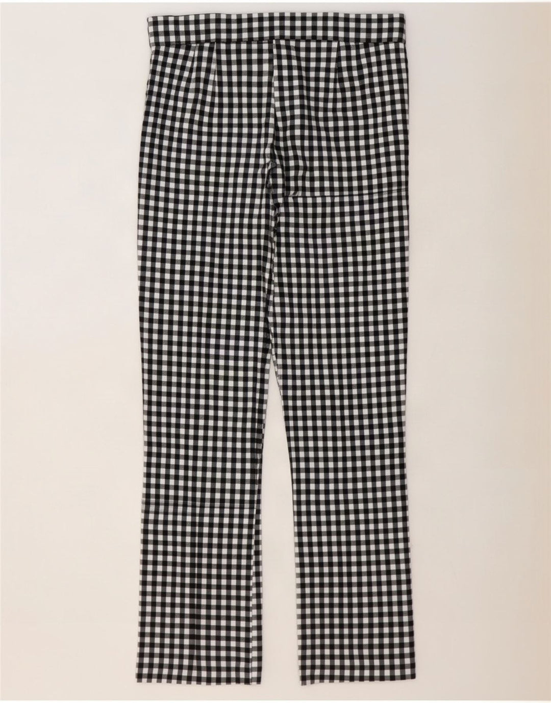 Spodnie damskie Zara Bootcut, duże, duże W30 L27, czarna kratka