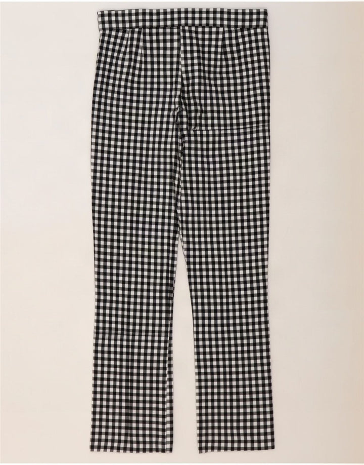 Spodnie damskie Zara Bootcut, duże, duże W30 L27, czarna kratka